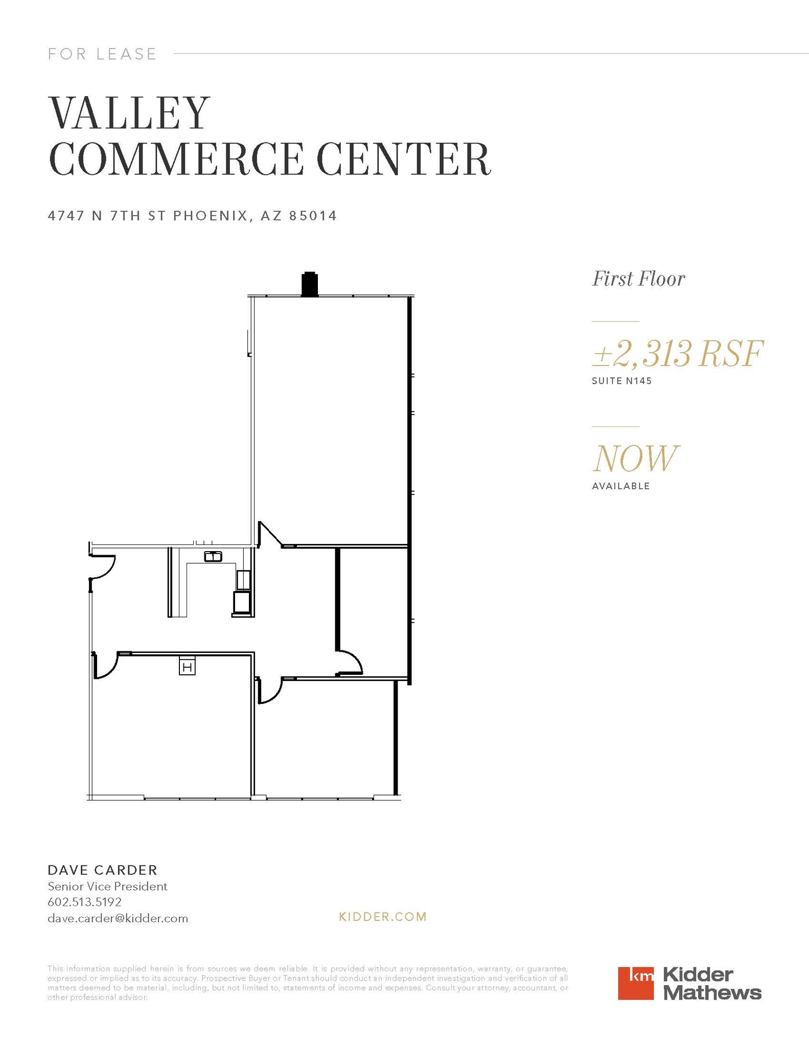 4745 N 7th St, Phoenix, AZ for lease Floor Plan- Image 1 of 1