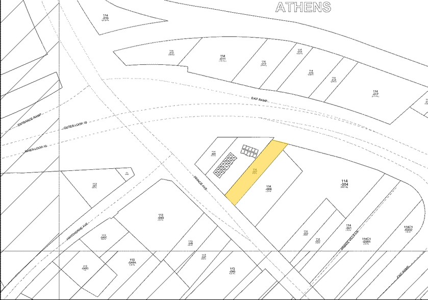 2340 Prince Ave, Athens, GA for lease - Plat Map - Image 3 of 3