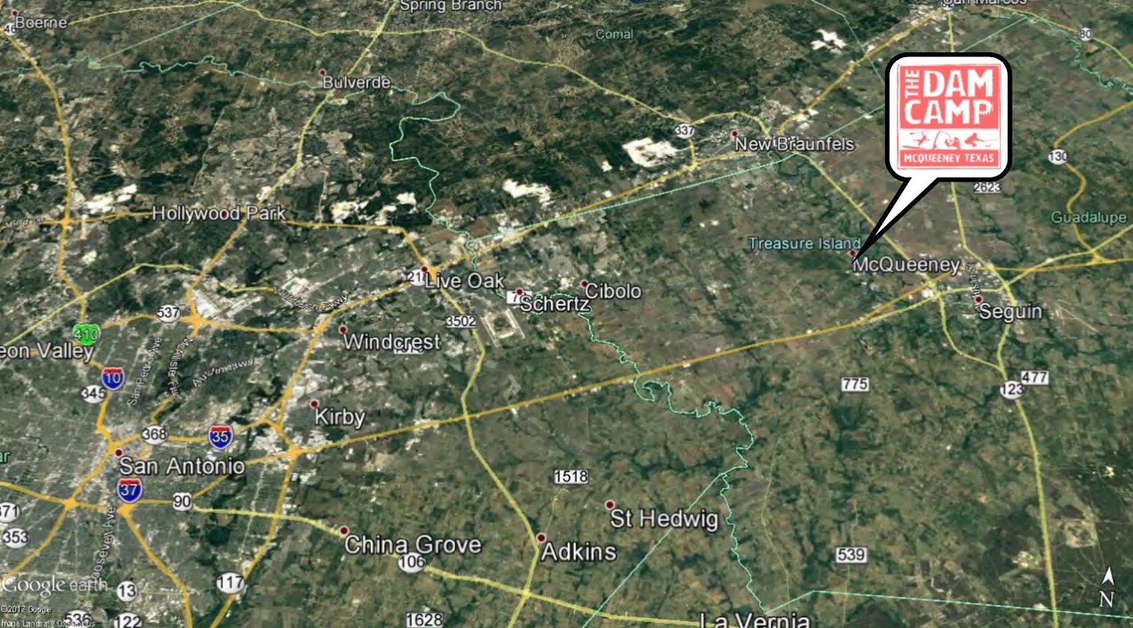 Fm 725, Mc Queeney, TX 78123