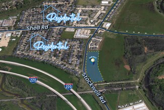 Stockwell Rd & Summerville Ln, Bossier City, LA - aerial  map view