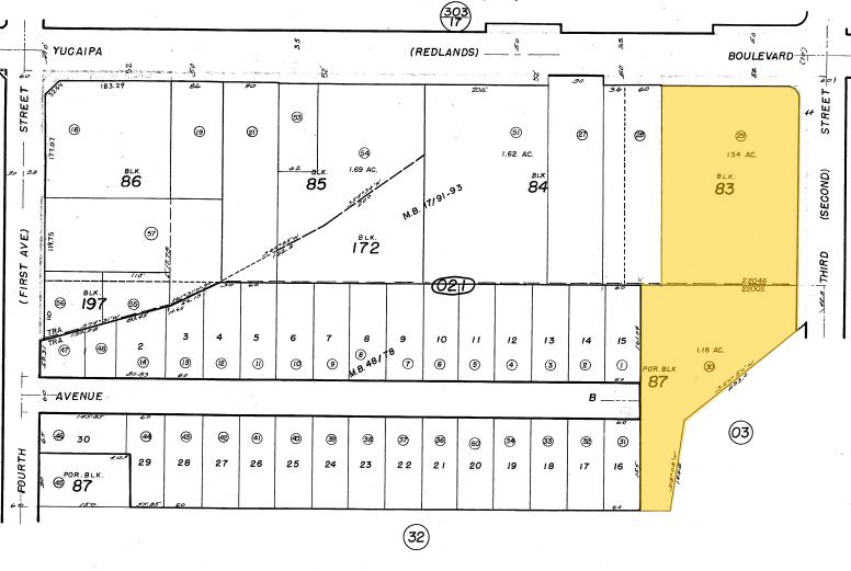 34675 Yucaipa Blvd, Yucaipa, CA for lease - Plat Map - Image 3 of 6