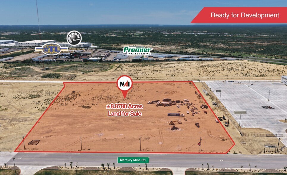 1002 Mercury Mine Rd, Laredo, TX for sale - Aerial - Image 1 of 9