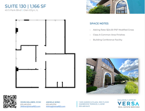 45 S Park Blvd, Glen Ellyn, IL for lease Floor Plan- Image 1 of 1