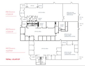 440-456 Oakmead Pky, Sunnyvale, CA for lease Floor Plan- Image 1 of 2