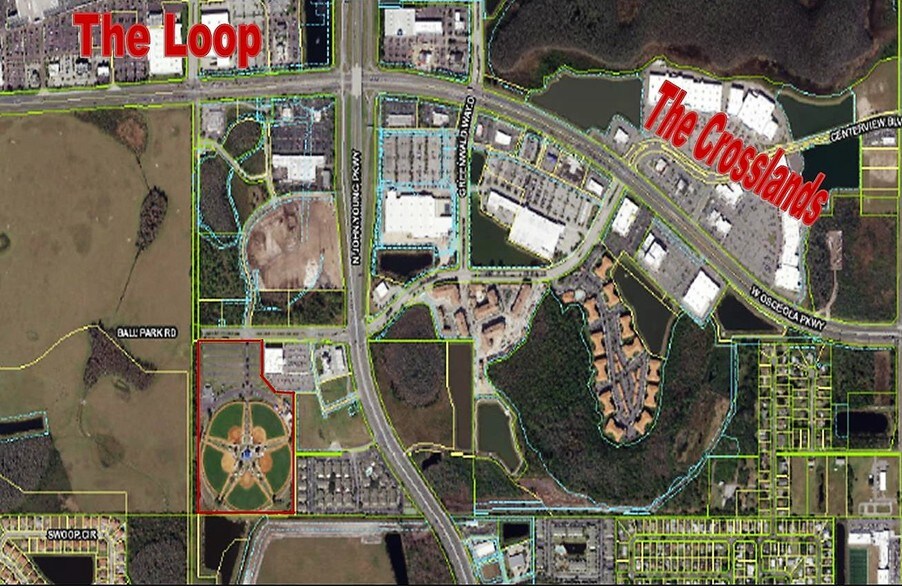 Map Of The Loop Kissimmee 1900 Ball Park Rd, Kissimmee, Fl 34741 | Loopnet
