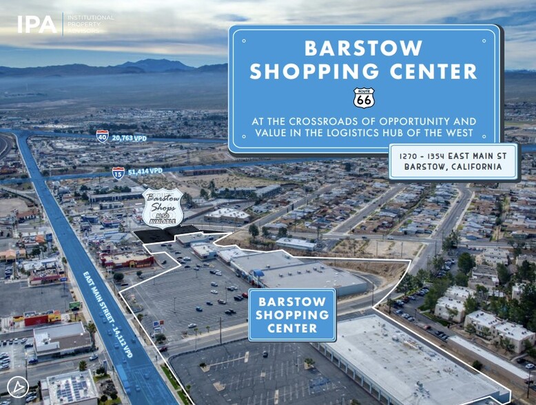 BARSTOW SHOPPING CENTER portfolio of 3 properties for sale on LoopNet.com - Building Photo - Image 1 of 5