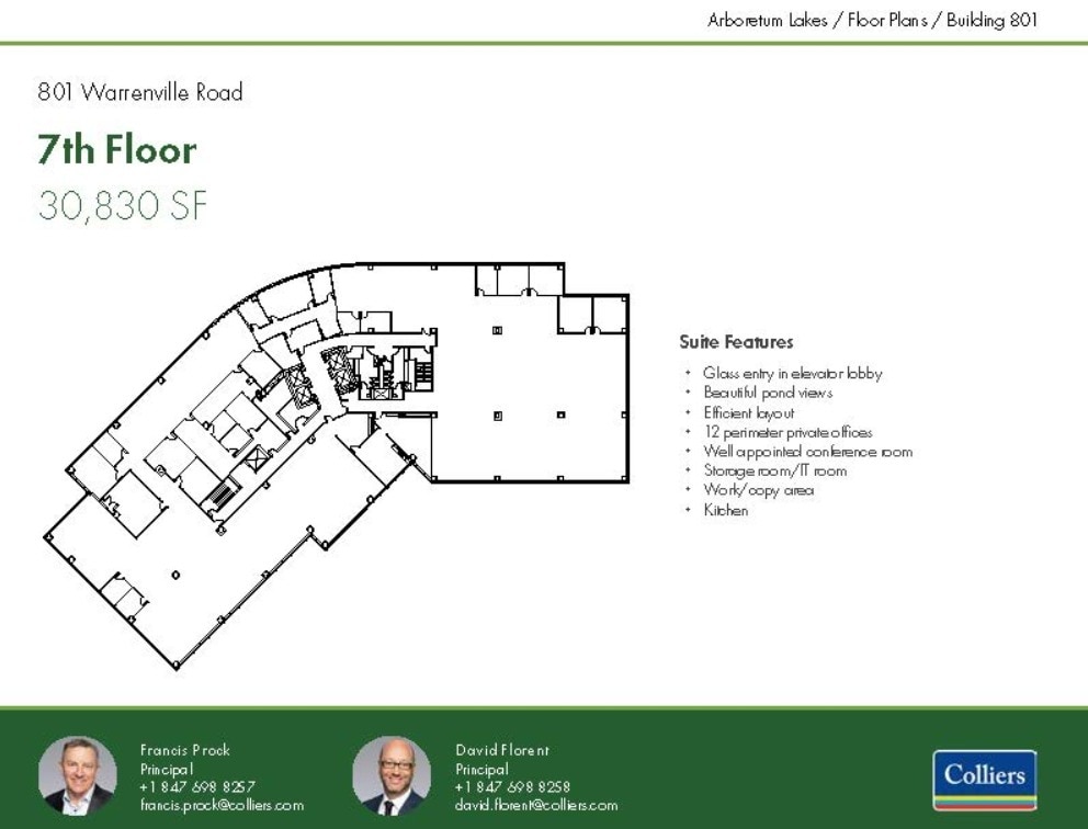 801 Warrenville Rd, Lisle, IL for lease Floor Plan- Image 1 of 1