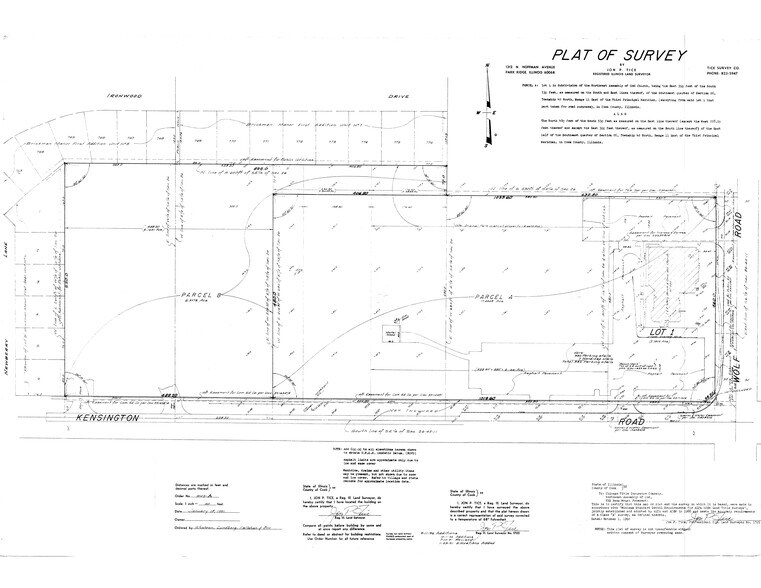 1400-1500 E. Kensington Rd., Mount Prospect, IL for sale - Site Plan - Image 2 of 3