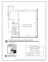 2852 Eyde Pky, East Lansing, MI for lease Site Plan- Image 1 of 1