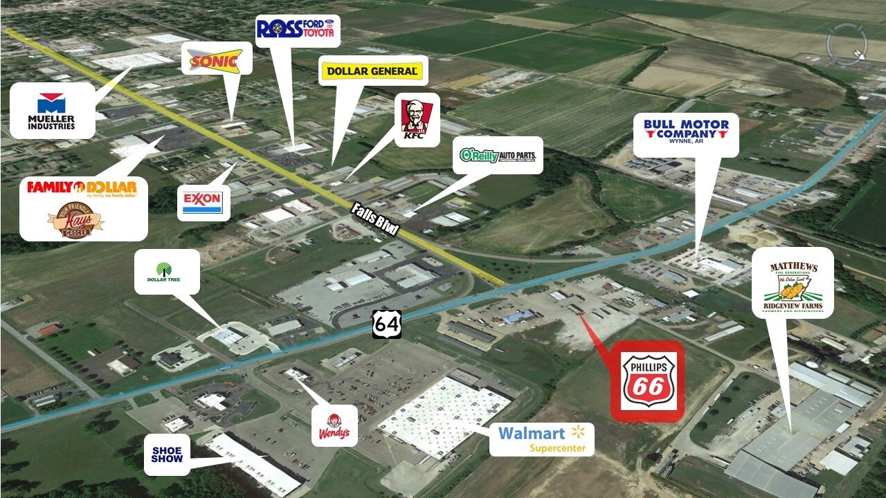 700 US 64, Wynne, AR 72396 Retail for Sale