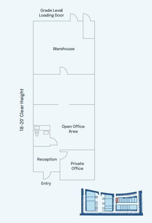 13741 Danielson St, Poway, CA for lease Floor Plan- Image 1 of 8