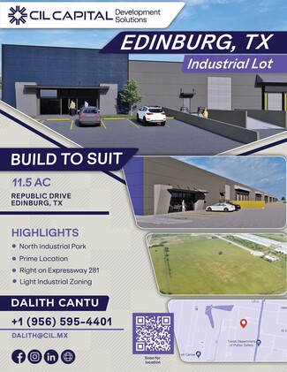 More details for 000 Republic Dr, Edinburg, TX - Land for Lease