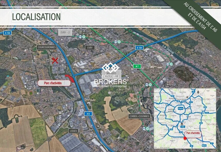 Industrial in Lisses for lease - Building Photo - Image 2 of 3