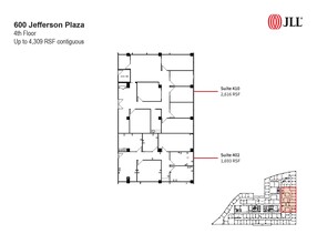 600 Jefferson Plz, Rockville, MD for lease Floor Plan- Image 2 of 2