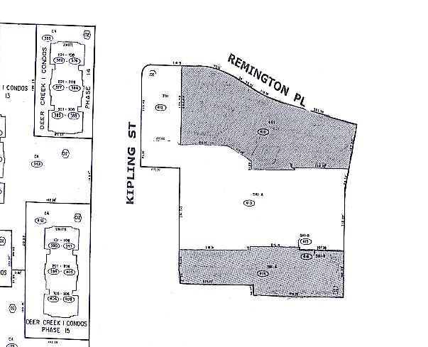 9956 W Remington Pl, Littleton, CO for sale - Plat Map - Image 1 of 1