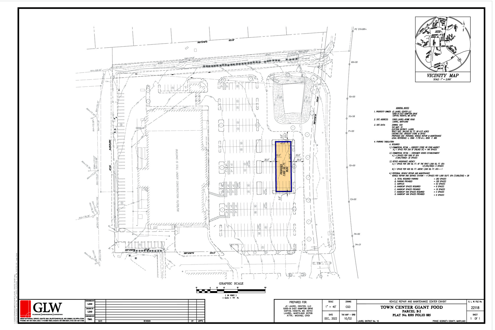 13600 Laurel Bowie Rd, Laurel, MD for lease Site Plan- Image 1 of 1