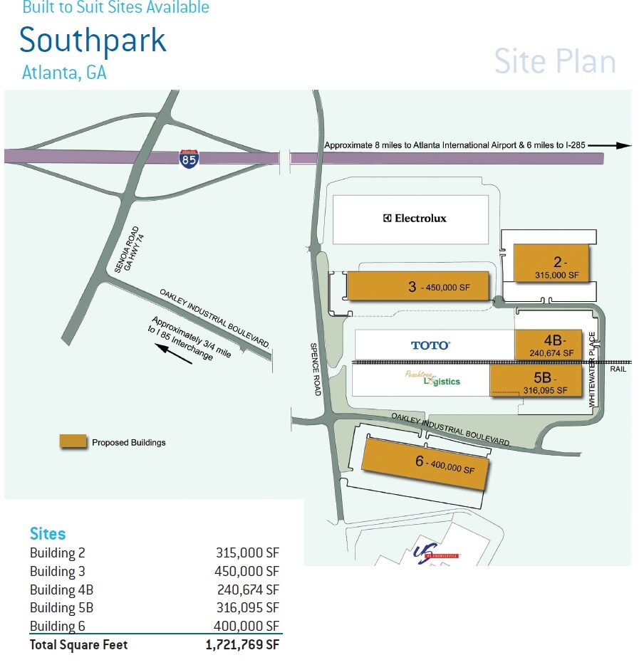 5400 Oakley Industrial Blvd, Fairburn, GA for sale Site Plan- Image 1 of 1