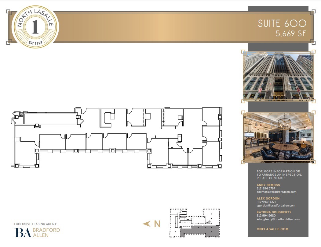 1 N La Salle St, Chicago, IL for lease Floor Plan- Image 1 of 1