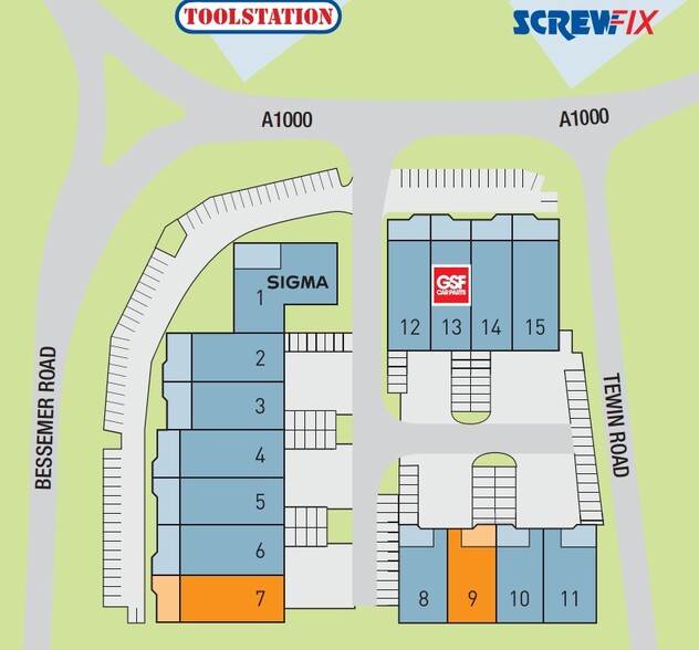 Little Mundells, Welwyn Garden City for lease - Site Plan - Image 3 of 5