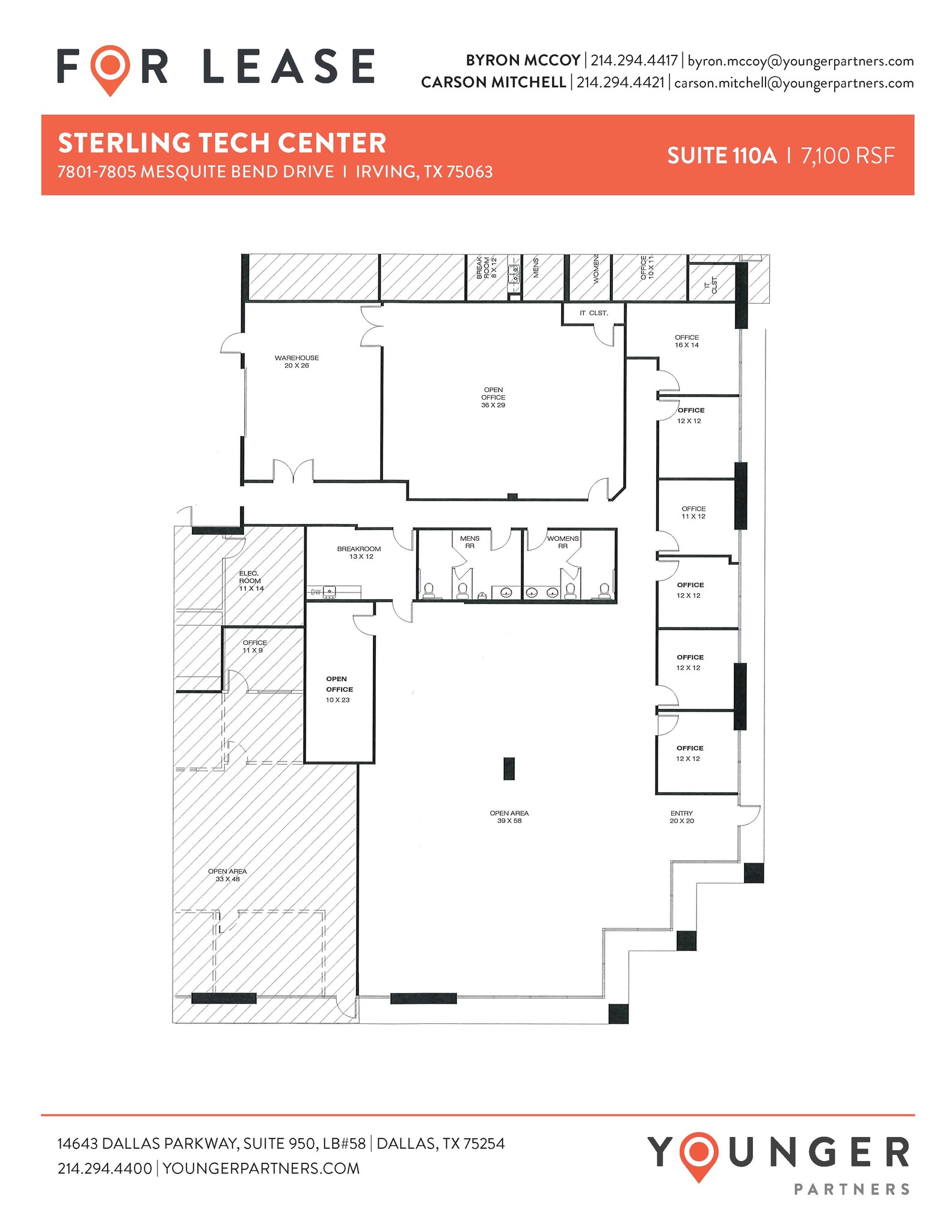 7801 Mesquite Bend Dr, Irving, TX for lease Floor Plan- Image 1 of 1