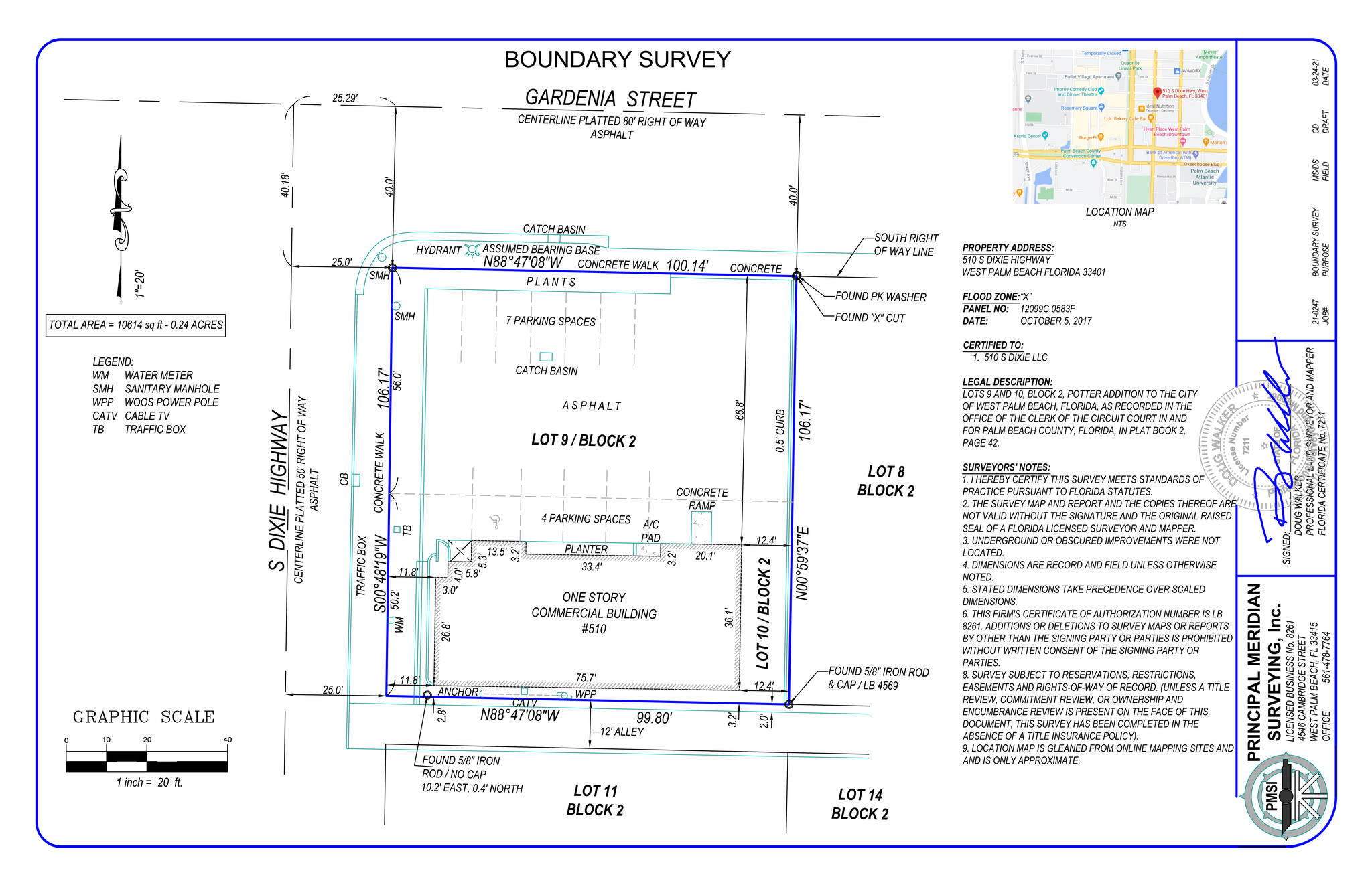 510 S Dixie Hwy, West Palm Beach, FL for lease Site Plan- Image 1 of 1