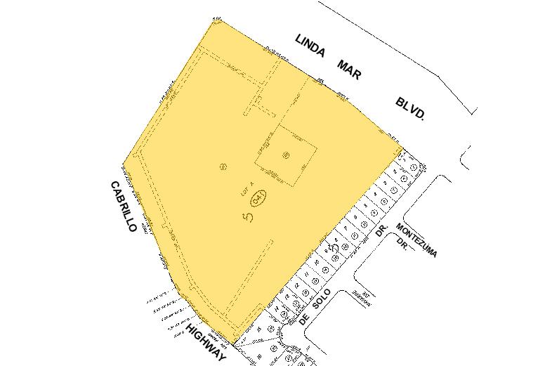 1215-1375 Linda Mar Shopping Ctr, Pacifica, CA for sale Plat Map- Image 1 of 1