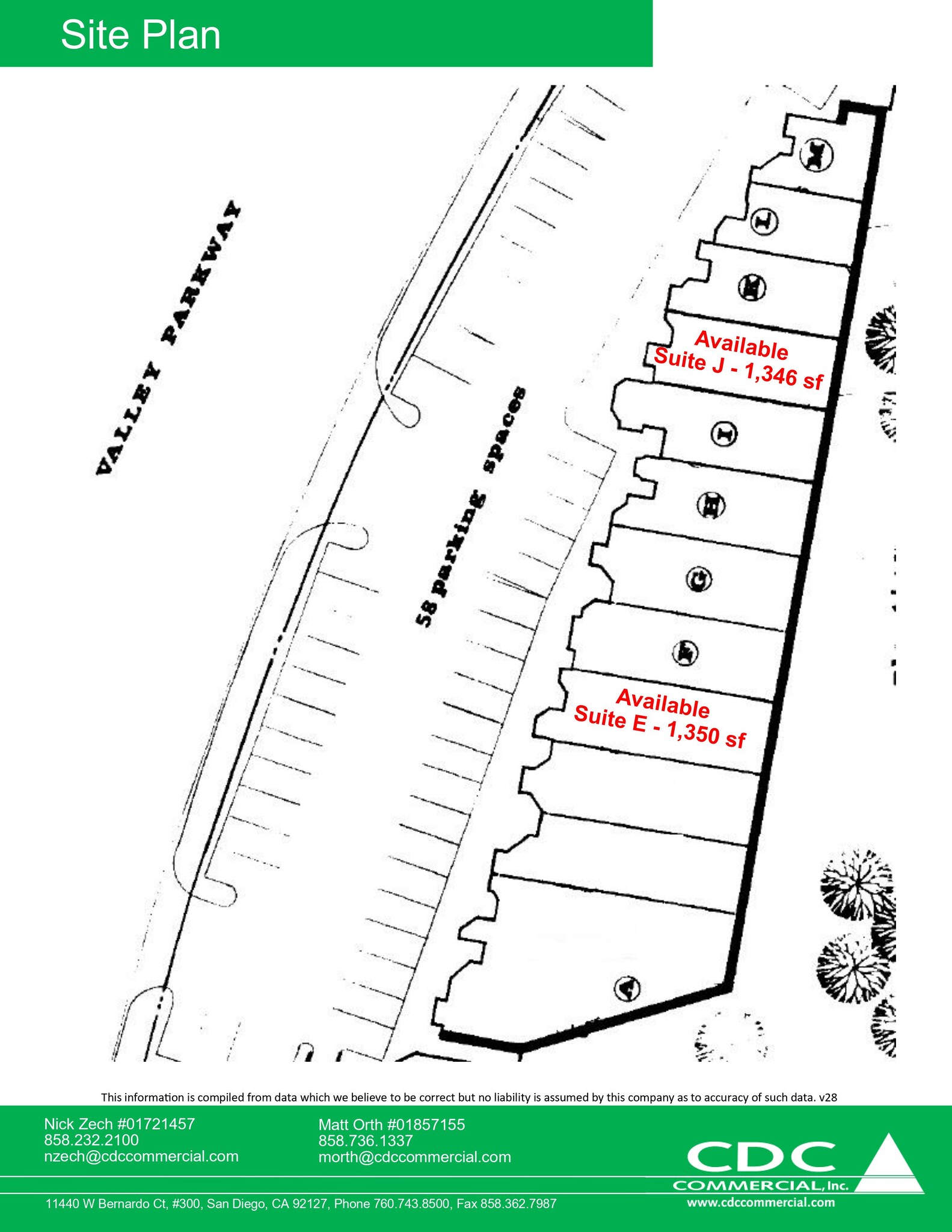 945 W Valley Pky, Escondido, CA for lease Site Plan- Image 1 of 1