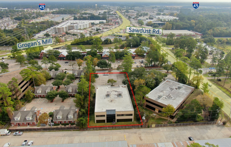 5 Grogan's Park, The Woodlands, TX for lease - Aerial - Image 3 of 4