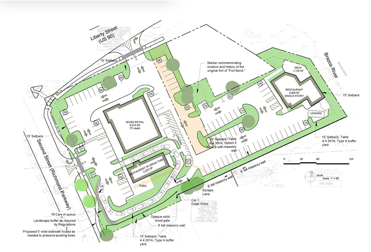 109 Liberty St, Richmond, TX for lease - Site Plan - Image 3 of 3