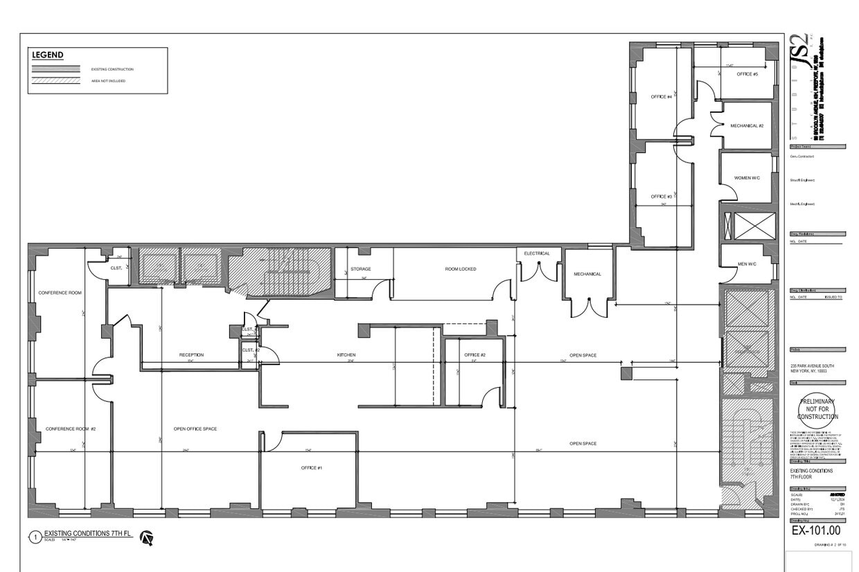 235 Park Ave S, New York, NY for lease Floor Plan- Image 1 of 9