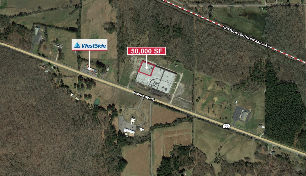 17106 N Highway 35, Scottsboro, AL for lease Aerial- Image 1 of 2