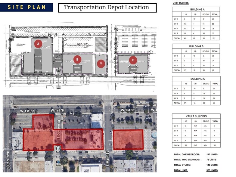 301 W 2nd St, Pomona, CA for sale - Site Plan - Image 2 of 9