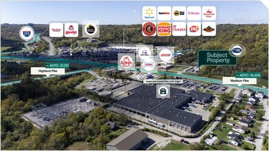 3388 Madison, Ft Wright, KY - AERIAL  map view - Image1