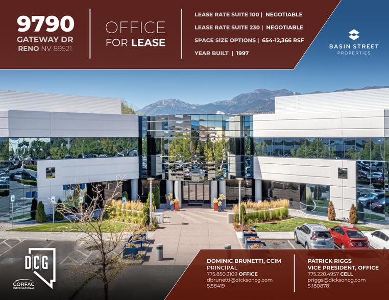 9790 Gateway Dr, Reno, NV for lease - Building Photo - Image 1 of 6