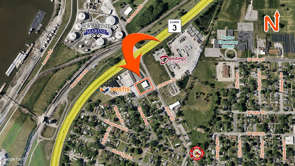 2525 Rock Rd, Granite City, IL for sale - Building Photo - Image 2 of 9