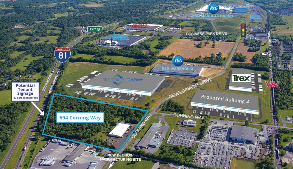 694 Corning Way, Martinsburg, WV for lease - Aerial - Image 2 of 11