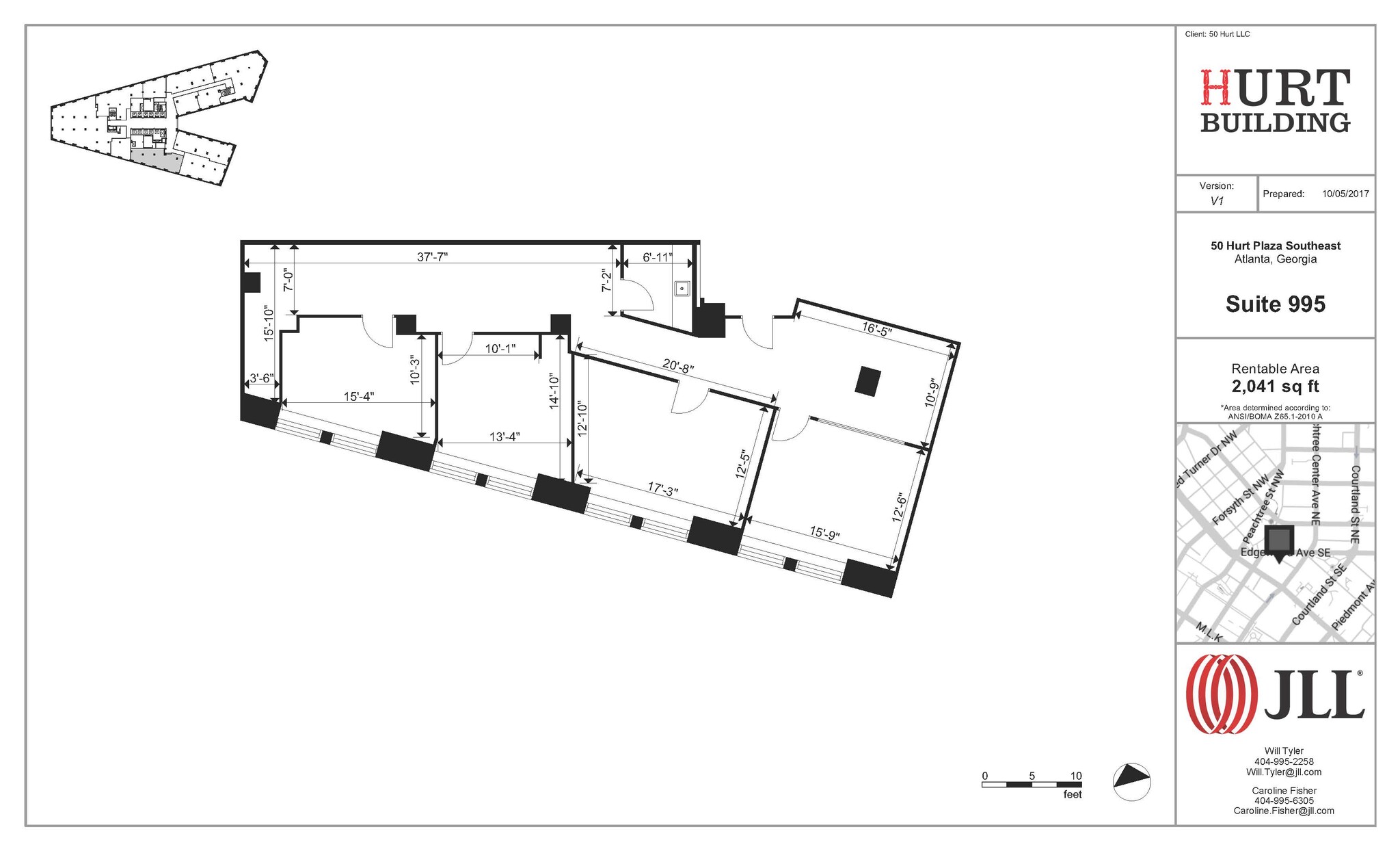 50 Hurt Plz SE, Atlanta, GA for lease Floor Plan- Image 1 of 1