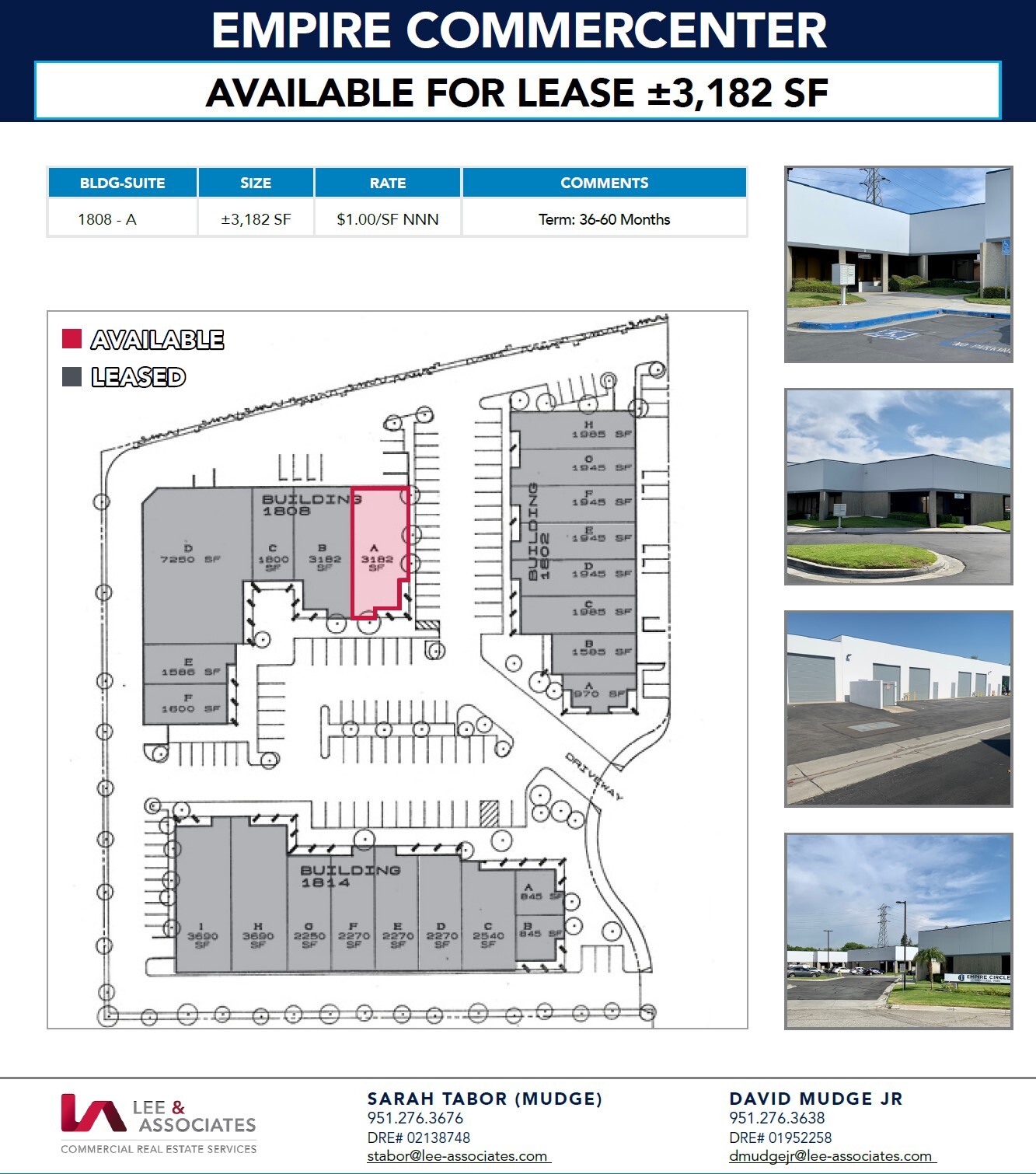 1814 Commercenter W, San Bernardino, CA for lease Floor Plan- Image 1 of 1