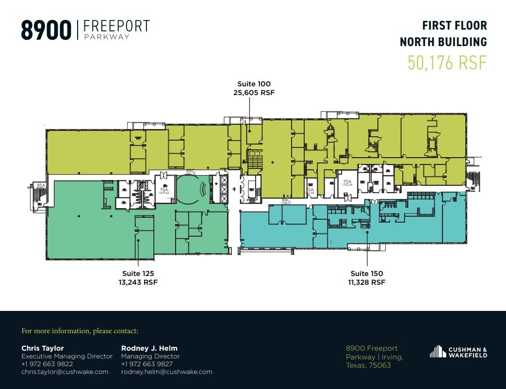 8900 Freeport Pky, Irving, TX for lease Floor Plan- Image 1 of 1