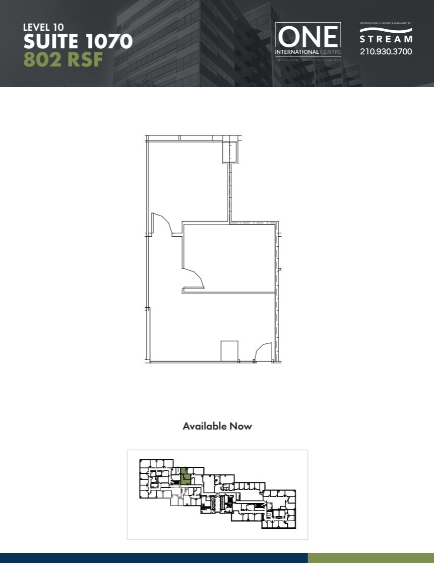100 NE Loop 410, San Antonio, TX for lease Floor Plan- Image 1 of 1