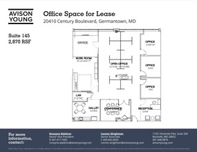 20410 Century Blvd, Germantown, MD for lease Floor Plan- Image 1 of 1