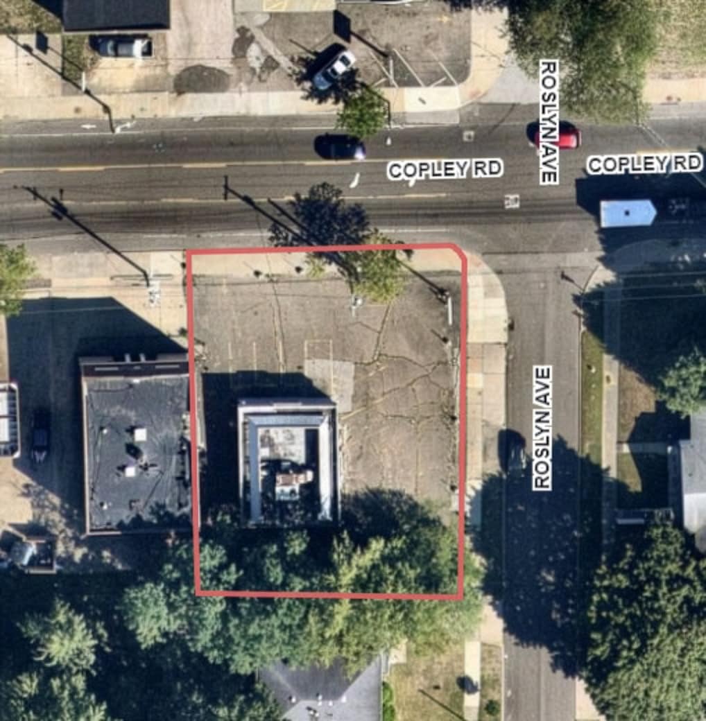 1261 Copley Rd, Akron, OH for sale Aerial- Image 1 of 2