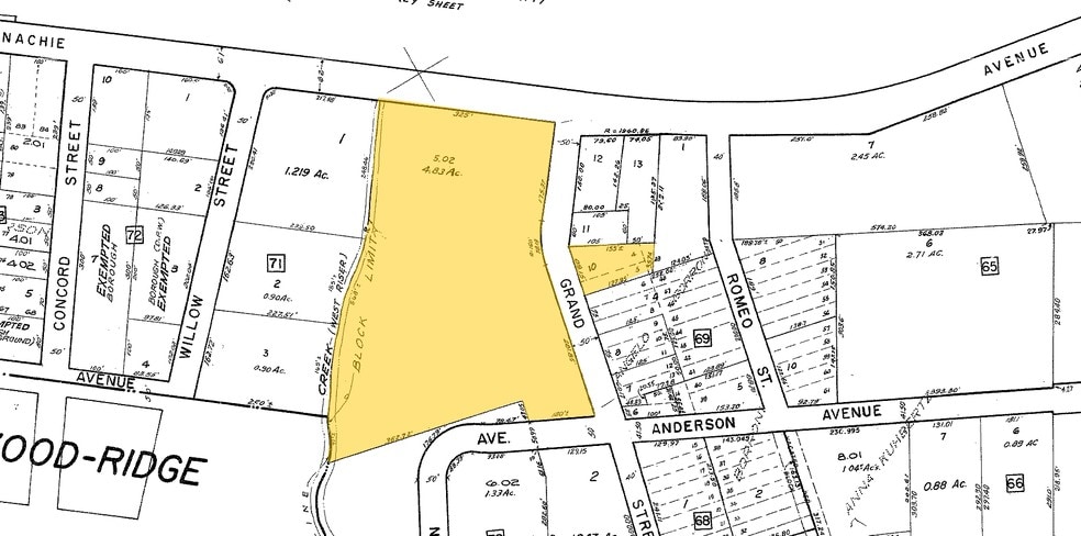 77 Moonachie Ave, Moonachie, NJ for lease - Plat Map - Image 3 of 4