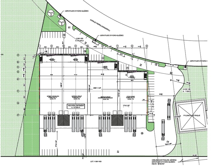 Av Pierre-Dansereau, Salaberry-de-valleyfield, QC for lease - Site Plan - Image 1 of 15