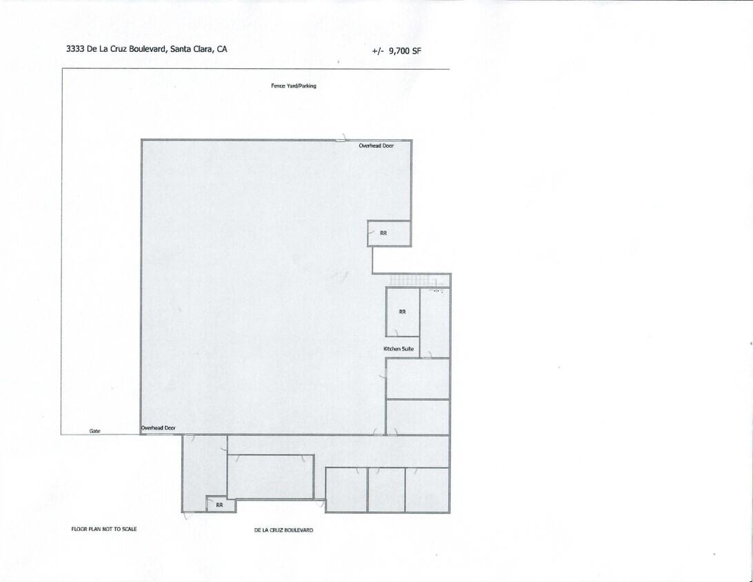 3303-3333 De La Cruz Blvd, Santa Clara, CA for lease Floor Plan- Image 1 of 2