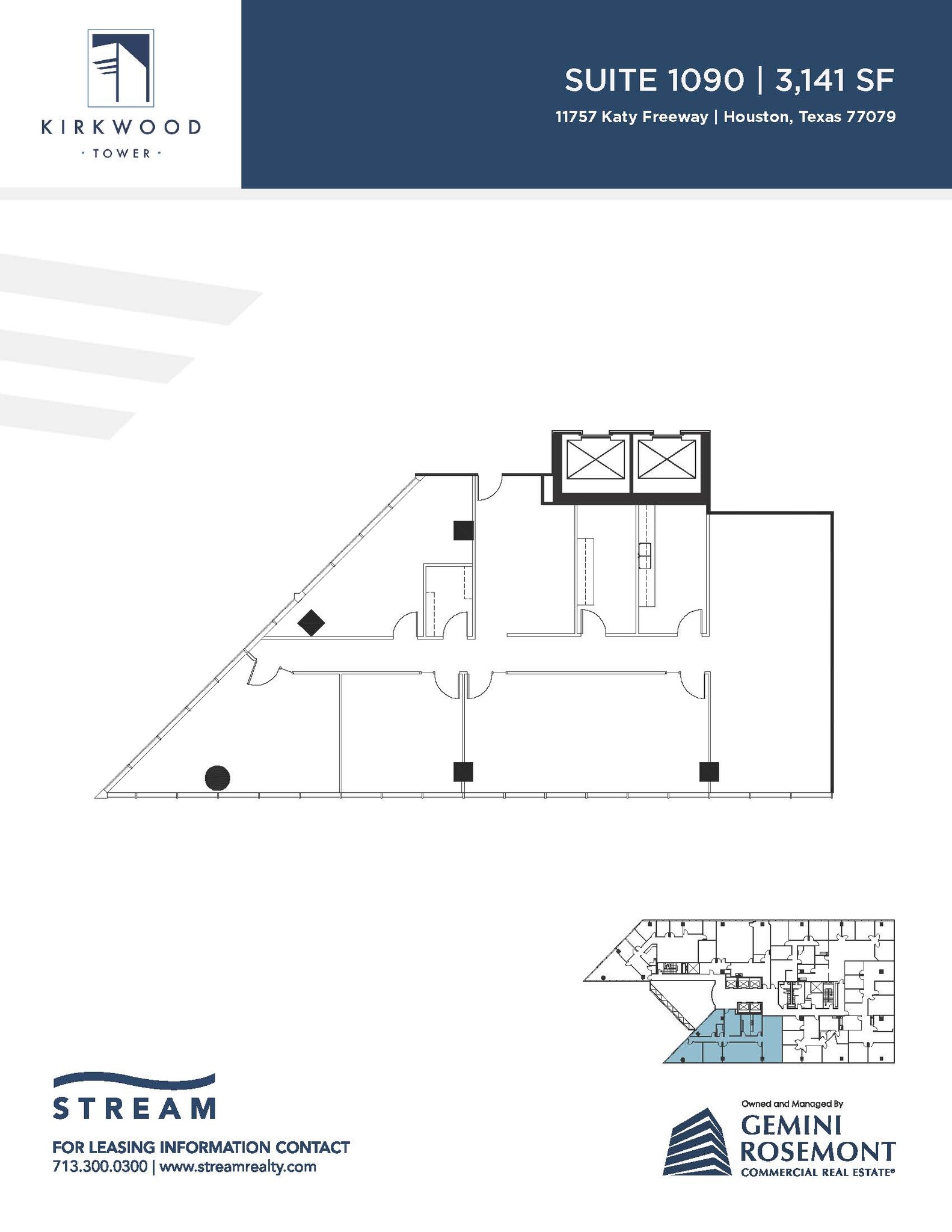 11757 Katy Fwy, Houston, TX for lease Floor Plan- Image 1 of 1