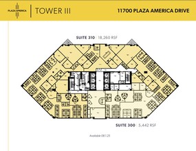 11700 Plaza America Dr, Reston, VA for lease Floor Plan- Image 1 of 1