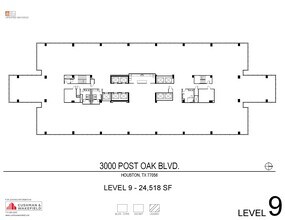 3000 Post Oak Blvd, Houston, TX for lease Floor Plan- Image 1 of 1