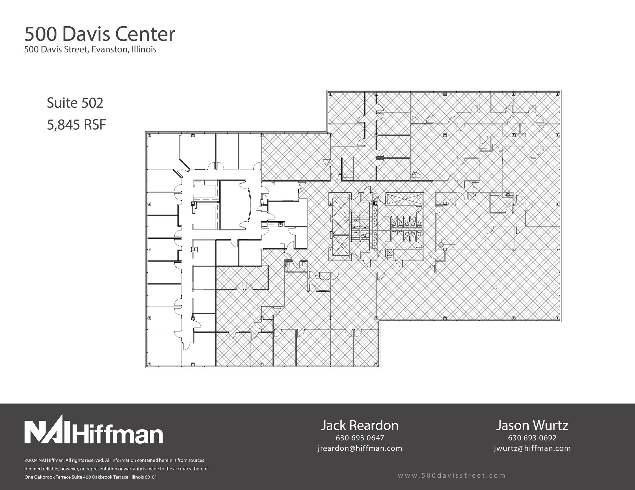 500 Davis St, Evanston, IL for lease Floor Plan- Image 1 of 1