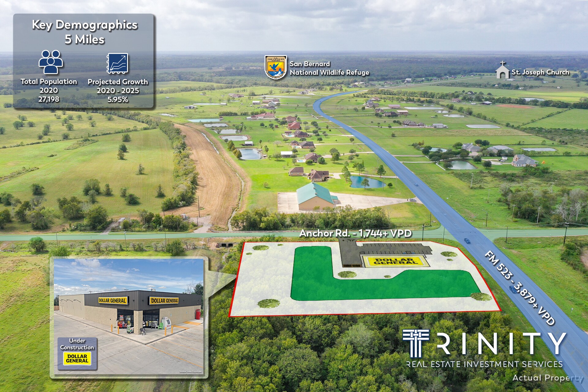 FM 523 & CR 44, Angleton, TX 77515